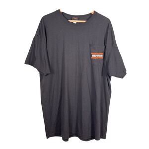 Harley Davidson Shirt‎ Men Size 2XL Black St. Charles Missouri Motorcycle Riding